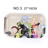 Plateau : RICK & MORTY 270*160mm Stainless Steel