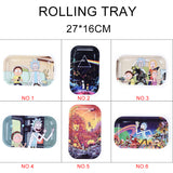 Plateau : RICK & MORTY 270*160mm Stainless Steel