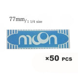Moon Papers ; 70mm // 77mm // 108mm 50 Pack contenant 50 feuilles
